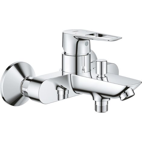 Grohe 23354001 Start Loop Miscelatore Doccia a Leva Singola 1-2'' Montaggio a Parete Cartuccia Ceramica 35 mm Limitatore di Temperatura colore Cromo (1/5)