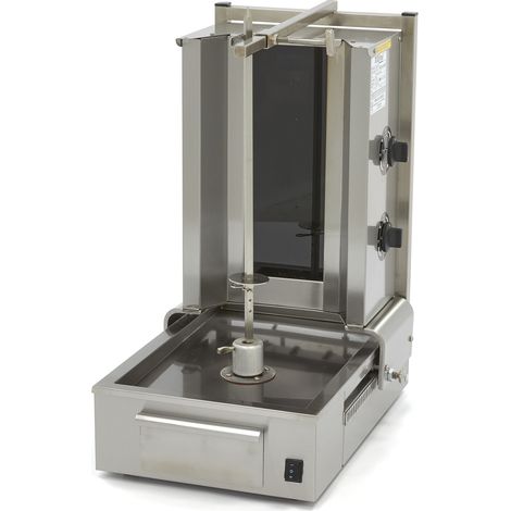 Broche à kebab - 2 brûleurs - 20 kg de viande - Électrique - Maxima