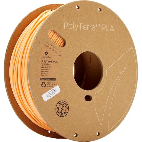 [NEUWERTIG] B-Ware Polymaker Poly Terra Filament 3 D Drucker Material Pla Biokunststoff Peach 2.85 Mm