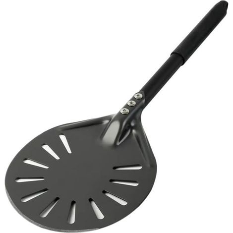 Pelle à Pizza Tournante avec Long Manche en Aluminium Antiadhésif pour Pelle à Pizza, Palette Résistante Aux Rayures
