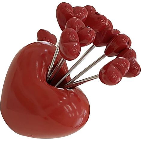 de fourchettes à fruits mignonnes en acier inoxydable avec