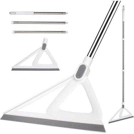 Balai multifonction en silicone, balai raclette ménager pour le nettoyage des sols, balai à air comprimé pour salon, cuisine, salle de bain