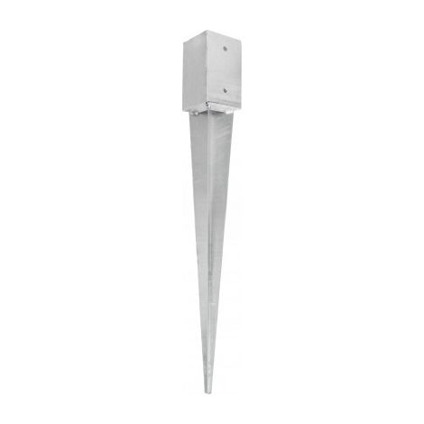 Base de pilar, anclaje de martillado para pérgola de 90x90 cm, 750 mm (unidades). (1/5)