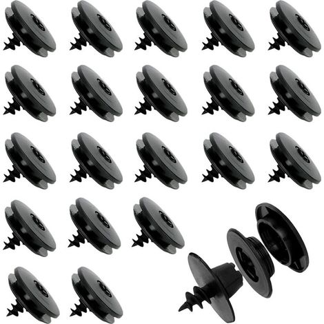 20 Pièces Support De Tapis Voiture, 3-en-1 universel Clip Tapis Voiture, Par Bouton-pression, Antidérapants Clip Tapis De Sol Voiture, Clips de fixation pour tapis de sol de voiture (1/5)