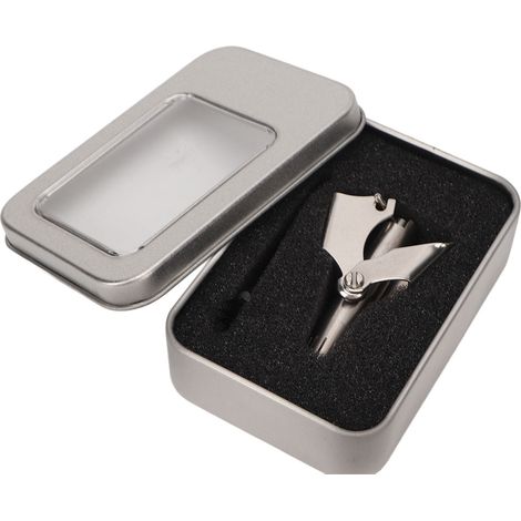 Ciseau à Nez Manuel Rotation 360° en Acier Inoxydable Tête Ronde pour Hommes (1/5)