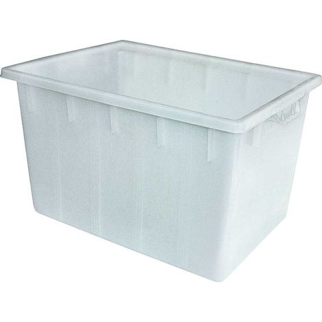 BRB 180 Liter Kunststoffwanne, LxBxH 800x600x490 mm, lebensmittelecht, weiß