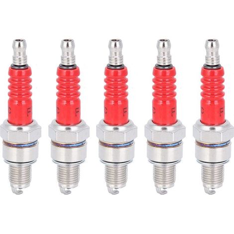 Spark plug ignition of stroke with electrode unique, 5 pieces, for Scooter GY6 50CC 125CC 150CC (1/5)