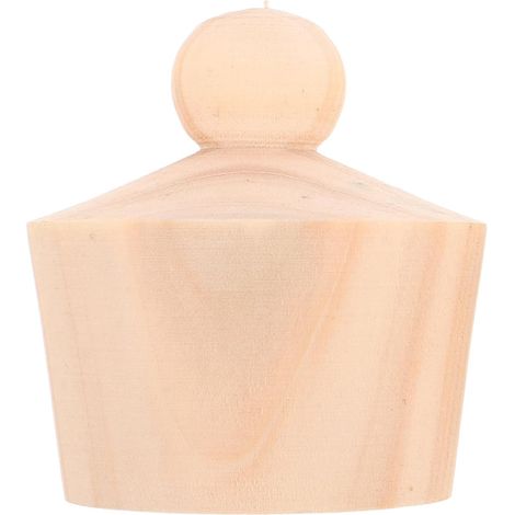 Bouchon de tonneau, liège/bois, conique, pour tonneau et fût (1/5)