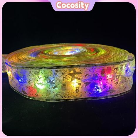 Cocosity Guirlandes lumineuses Guirlande lumineuse féerique de 5 ou 10 mètres, ruban lumineux LED, pour arbre de luminaire fete (1/5)