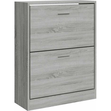 Maison Exclusive - Zapatero madera contrachapada gris Sonoma 63x2 (1/5)