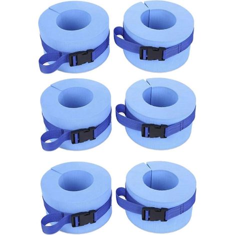 Ensemble de 6 poids de natation, brassards aquatiques, bouée de flottaison, ceintures de lestage pour chevilles et bras, idéal pour l'aquagym et le fitness. WHBYV (1/4)