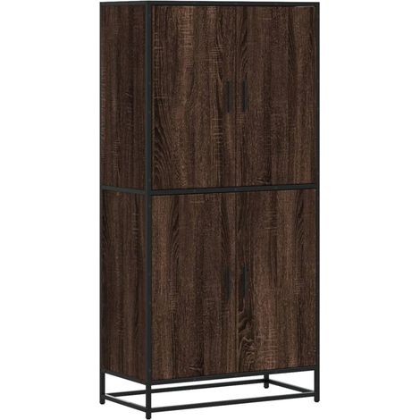Highboard Eichen-Optik 68x35x139 cm Holzwerkstoff vidaXL