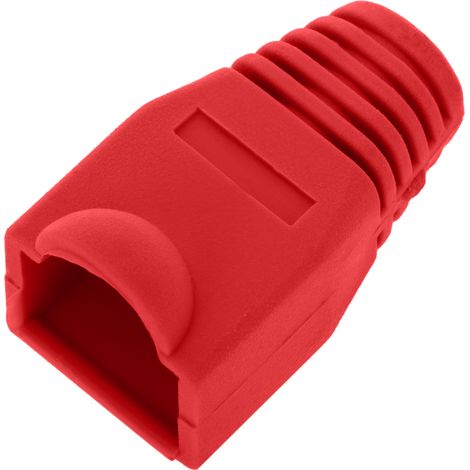 BeMatik - Caoutchouc pour RJ45 Rouge (1/4)