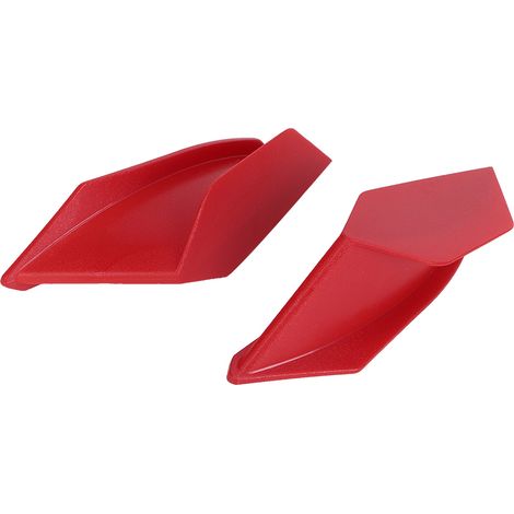 Motorrad-Aerodynamik-Winglets Spoilerflügel Universelles Modifikationszubehör Rot (1/5)