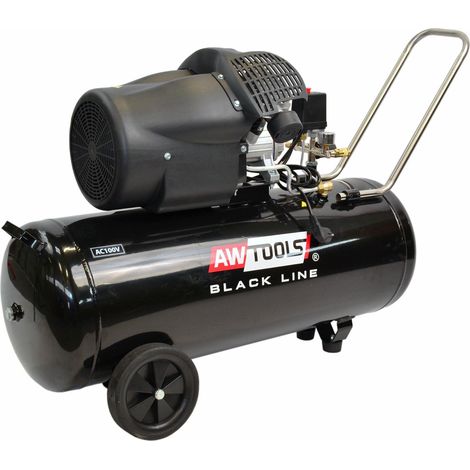 AWTOOLS KOMPRESOR  AC100V  100L V 3,0HP BLACK LINE