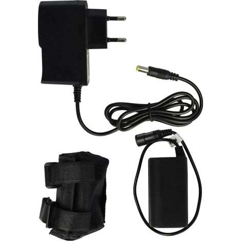 vhbw 1x Akkupack kompatibel mit Supernova M99 Mini Pro B54 Fahrradlampen (5200 mAh, 8,4 V, Li-Ion), wasserabweisendes Gewebe, Inkl. Ladegerät
