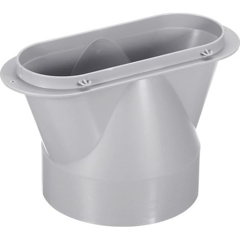Adaptateur de tuyau d'échappement, adaptateur de fenêtre de 130 mm de diamètre, pour climatiseurs mobiles portables, gris (1/5)