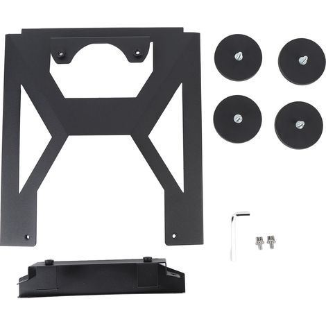Ortviai Fixation Universelle pour Antenne Satellite Rectangulaire Mini - Support Auto RV avec Base Plate et Forte Adhérence