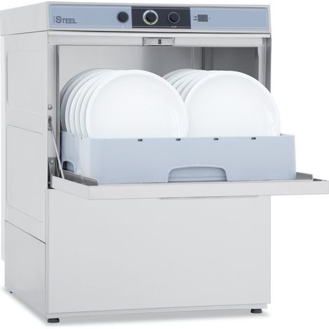 Lave-verres professionnel 3,5 kW - 450 x 450 mm -STEEL350DG - Colged (1/2)