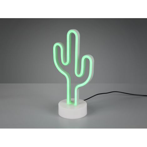 Deko LED Tischleuchte CACTUS Batterie- oder USB betrieben, Höhe 29cm (1/5)