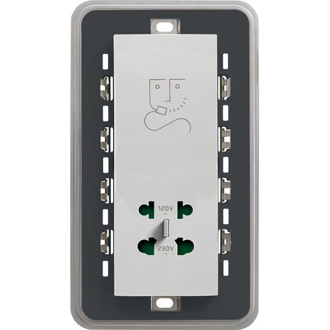 VIMAR - 20291.N Prise verticale pour rasoir 230V Suivant