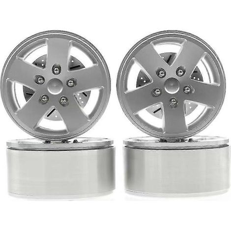 2.2 Mozzo ruota con cuscinetto a sfere in metallo e disco freno, adatto per crawler RC 1/10 Axial SCX10 Wraith R (1/5)