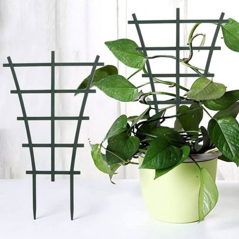 Tuteur Plante Grimpante - Treillis Empilable Forme Vague - Pour Intérieur Et Extérieur - 6 Pièces (1/5)