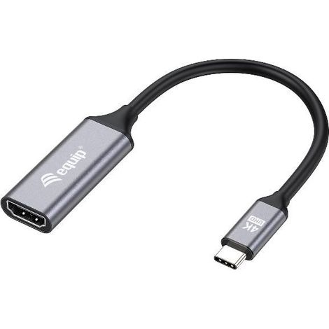 equip 133491 cavo USB Type-C HDMI nero grigio 15 cm (1/4)