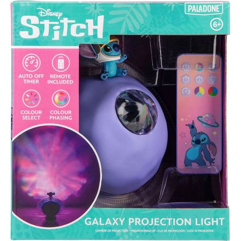 Paladone Products, Lampada Proiettore Galattica Disney Stitch, 18x18x10cm