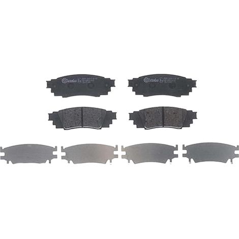 KIT PASTIGLIE FRENO POSTERIORI compatibile con LEXUS ES (Z10,A10,H10) / PASTIGLIE FRENANTI AUTO OEM P83160 , / SOSTITUZIONE DIRETTA / BASSA POLVERE / SILENZIOSO (1/4)