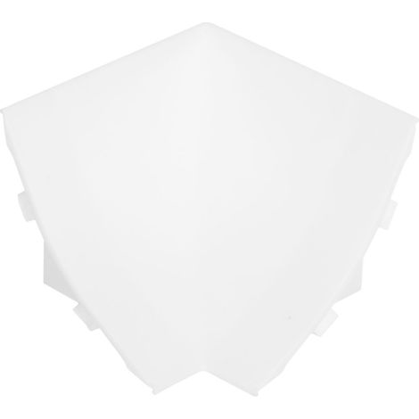 Jonction d’angle rentrant pour profil d’étanchéité – PVC blanc 23x23 mm – Raccordement esthétique et durable – Pour plans de travail en L ou U – Holzbrink