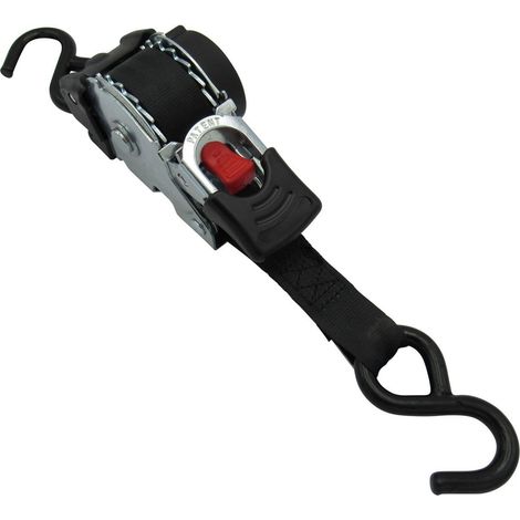 Retractable Ratchet Straps 3M 50MM X1 (750KG Lashing Tie Down Auto Trailer S Hook Cargo 0.75 Ton)
