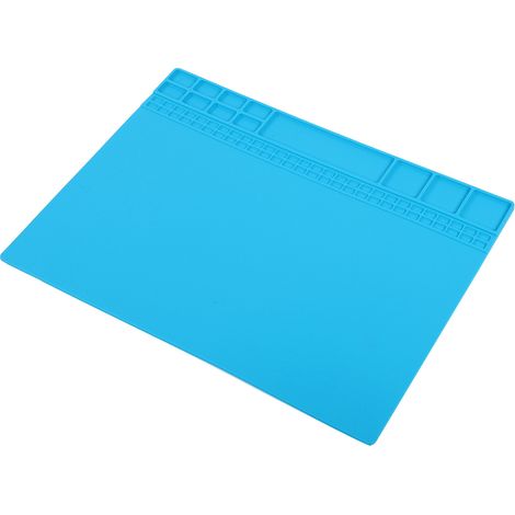 Tapis de Réparation Magnétique en Silicone Résistant à la Chaleur pour Station de Soudure Ordinateur Téléphone 405x305x8mm (1/5)