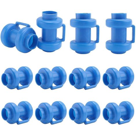 Lot de 12 embouts de trampoline de 25 mm, pour fixer le filet de sécurité aux poteaux du trampoline. (1/5)