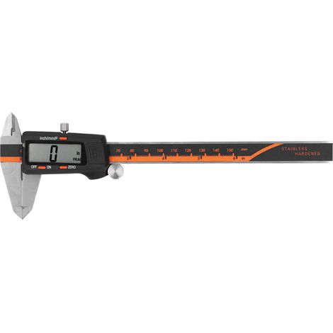 Pied à coulisse électronique en acier inoxydable 0-150 mm avec écran LCD, pour la mesure