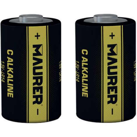 BATTERIE MAURER ALKALINE 1/2 TORCIA (BL.2PZ.)