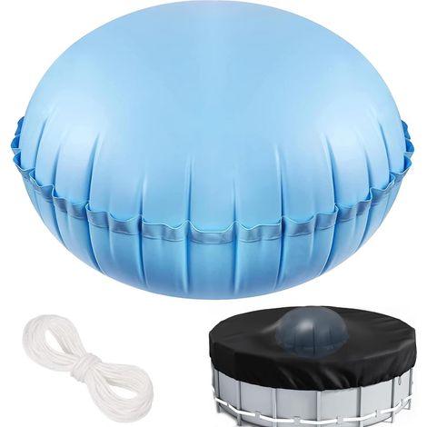 Coussin de Piscine d'hiver Coussin Gonflable pour Piscine Coussin Rond de 120 cm Protection Contre Le Gel pour piscines Hors-Sol (1/5)