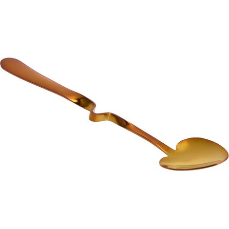 Cuillère à café suspendue en acier inoxydable en forme de cœur, cuillère à thé dessert pour la cuisine (1/5)
