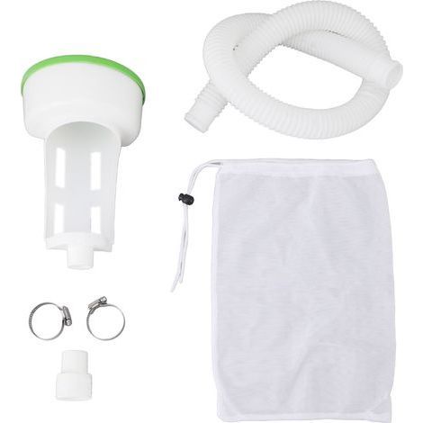 Sac Feuilles Nettoyeur Piscine – Filet Natation Plastique avec Connecteur Tuyau pour SPA, Capture Efficace des Débris Flottants (1/5)