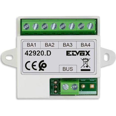 Vimar 42920.D ELVOX Distributore bus per kit Video RFID da utilizzare per separare il bus in 4 linee, ad incasso (1/4)