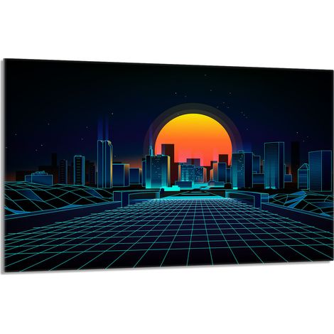 Glasschutzplatte für den Herd 80x52 City (1/5)