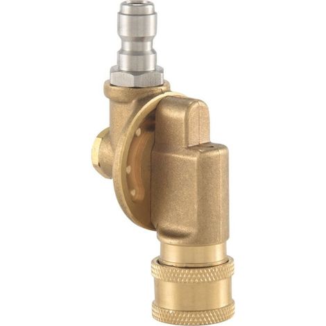 Raccord pivotant pour nettoyeurs de gouttières (1/4)