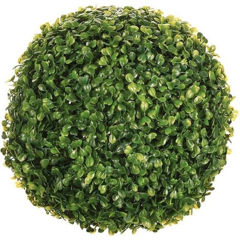 Boule de buis artificiel D28 cm - Vert - Atmosphera createur d\'interieur (1/2)