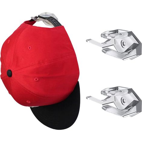 Présentoir de chapeaux pour placards muraux, 10 pièces,-Clair (1/5)
