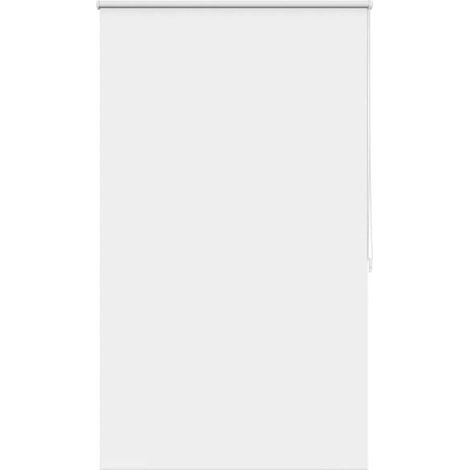 Store enrouleur occultant, dimensions 84,4 x 175 cm, largeur du tissu 80 cm, blanc. (1/5)