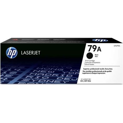 HP 79A toner LaserJet noir authentique CF279A pour HP LaserJet Pro M12/M26
