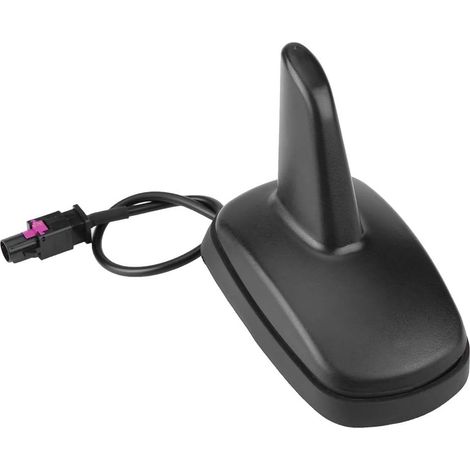 Antenne Aileron Requin Toit Voiture, Réception Radio AM FM Universelle, Compatible 5 6 6R A3 Seat Fakra, Design Aérodynamique Carbone (1/5)