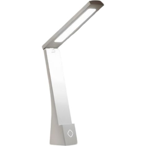 Lampe de bureau LED réglable, rechargeable, lampe de chevet LED, lampe de lecture pliable, petite lampe de bureau, éclairage blanc durable (1/4)
