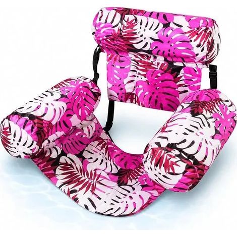 Fauteuil gonflable de piscine – Bouée gonflable pour adultes – Bouée de piscine robuste – Accessoires (1/5)