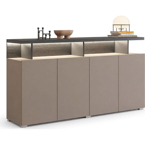 Aparador Virvele 101 , 84x153cm, Número de puertas: 040cm, Aglomerado laminado, LED (1/5)